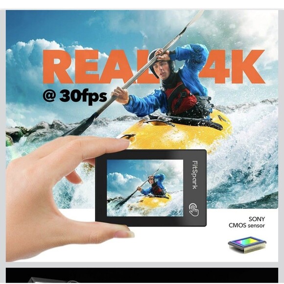 FitSpark Eagle i15 Pro Max Real 4k Dual Touch Screen Action Video Camera - Picture 11 of 16
